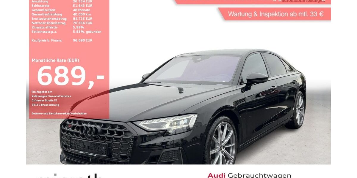 Audi S8 11.300 km 95.690 &euro; Moers-Hülsdonk 47441