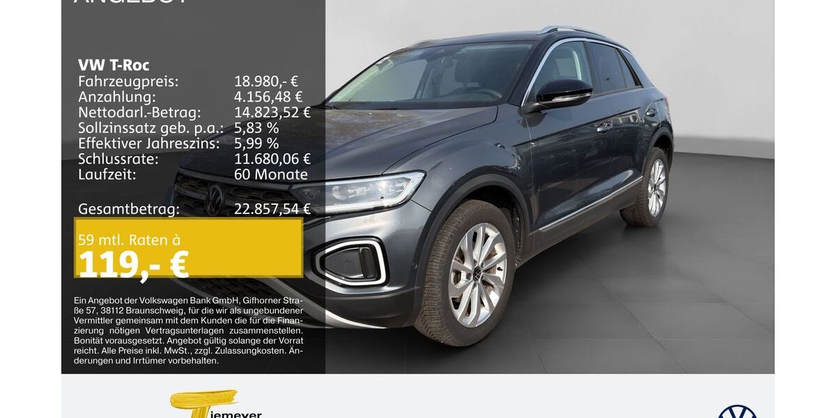 VW T-Roc 28.346 km 18.680 &euro; Duisburg 47059
