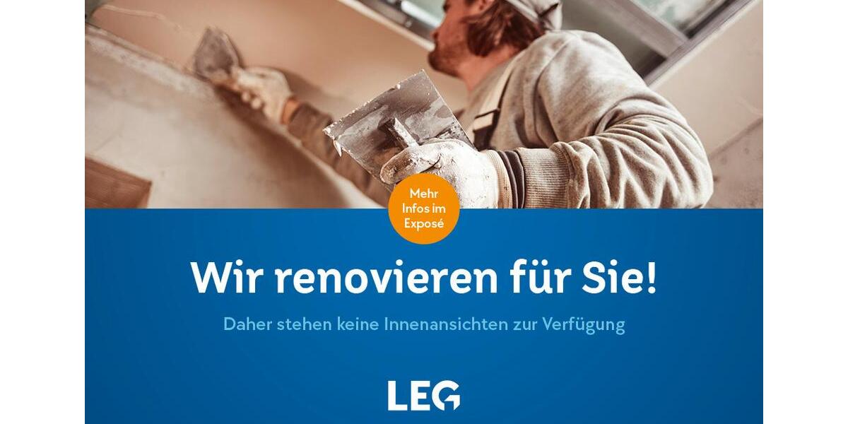 Erdgeschoßwohnung Mönchengladbach Süd - 3 Zimmer, 57 m&sup2;, 549&euro; | Angebot:25963941