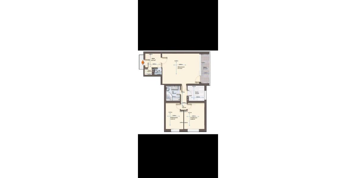 Erdgeschoßwohnung Heiligenhaus - 3 Zimmer, 76 m&sup2;, 210.000&euro; | Angebot:25977551