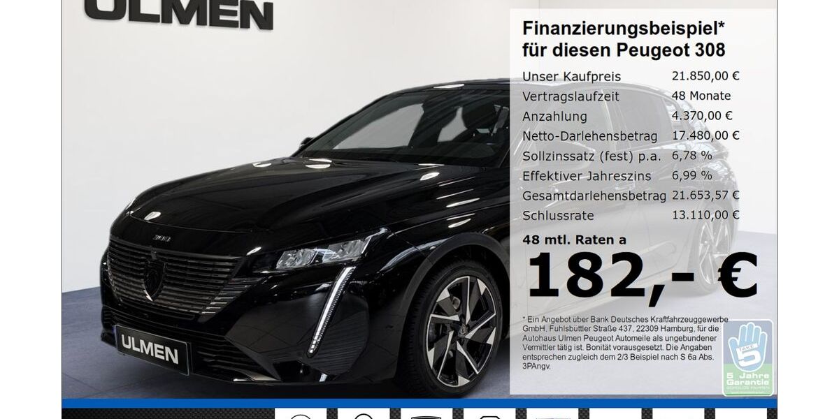 Peugeot 308 9.298 km 21.850 &euro; Düsseldorf 40233