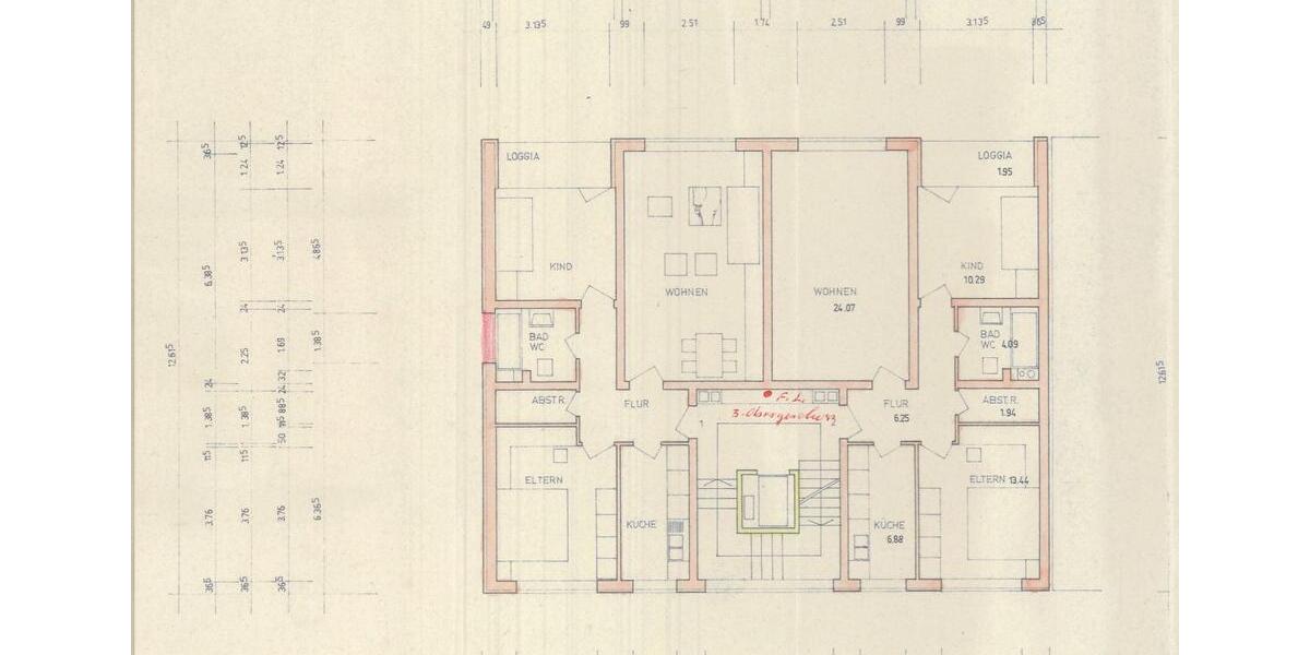 Etagenwohnung Duisburg Hochheide - 3.5 Zimmer, 70 m&sup2;, 169.000&euro; | Angebot:25498383