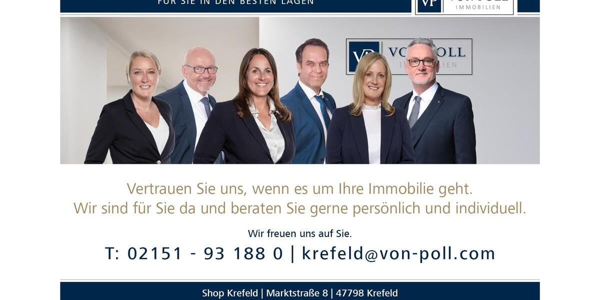 Erdgeschoßwohnung Krefeld Fischeln - 2 Zimmer, 51 m&sup2;, 772&euro; | Angebot:26600831