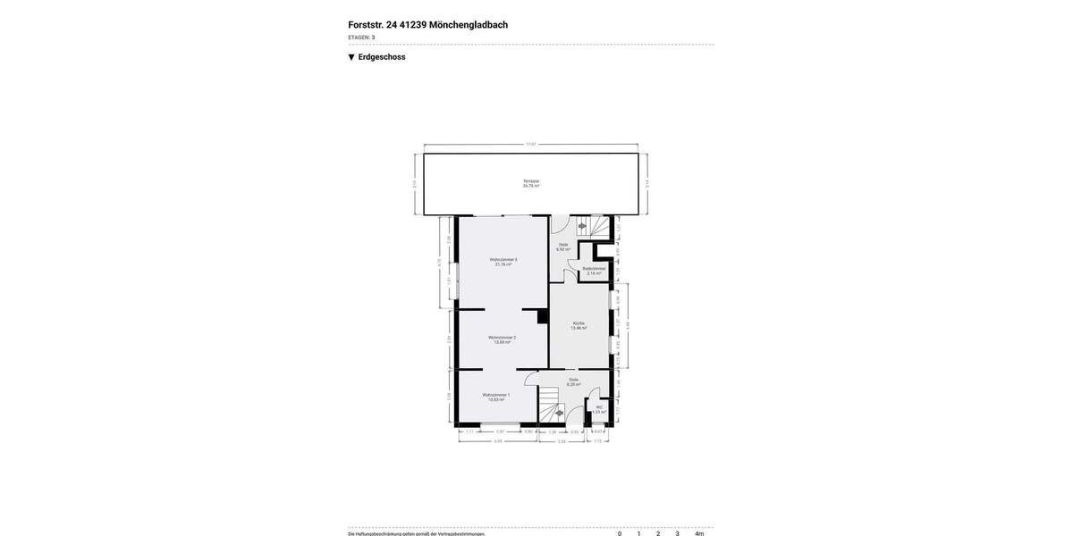 Einfamilienhaus Mönchengladbach Pongs - 7 Zimmer, 150 m&sup2;, 475.000&euro; | Angebot:25705651