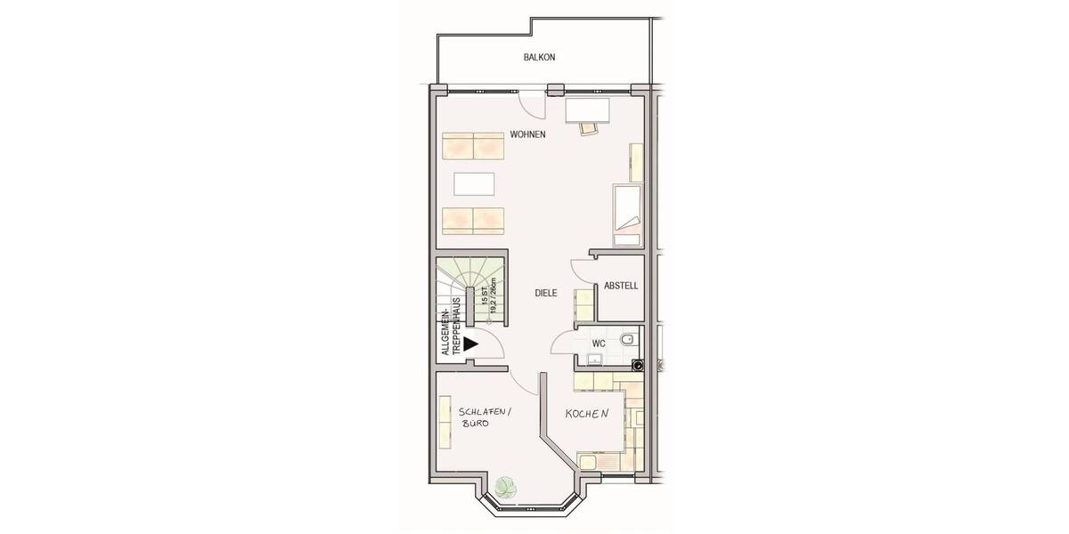 Etagenwohnung Langenfeld Berghausen - 3 Zimmer, 105 m&sup2;, 599.000&euro; | Angebot:26695802