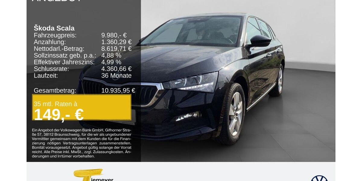 Skoda Scala 131.771 km 9.480 &euro; Oberhausen 46047