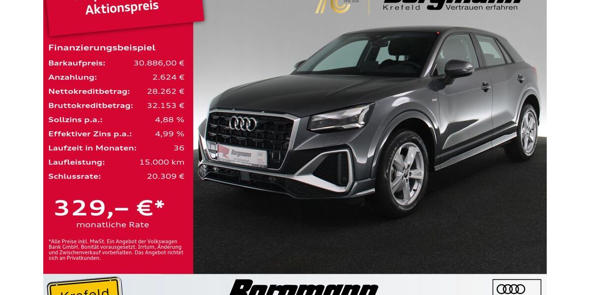 Audi Q2 2.023 km 30.886 &euro; Krefeld 47803