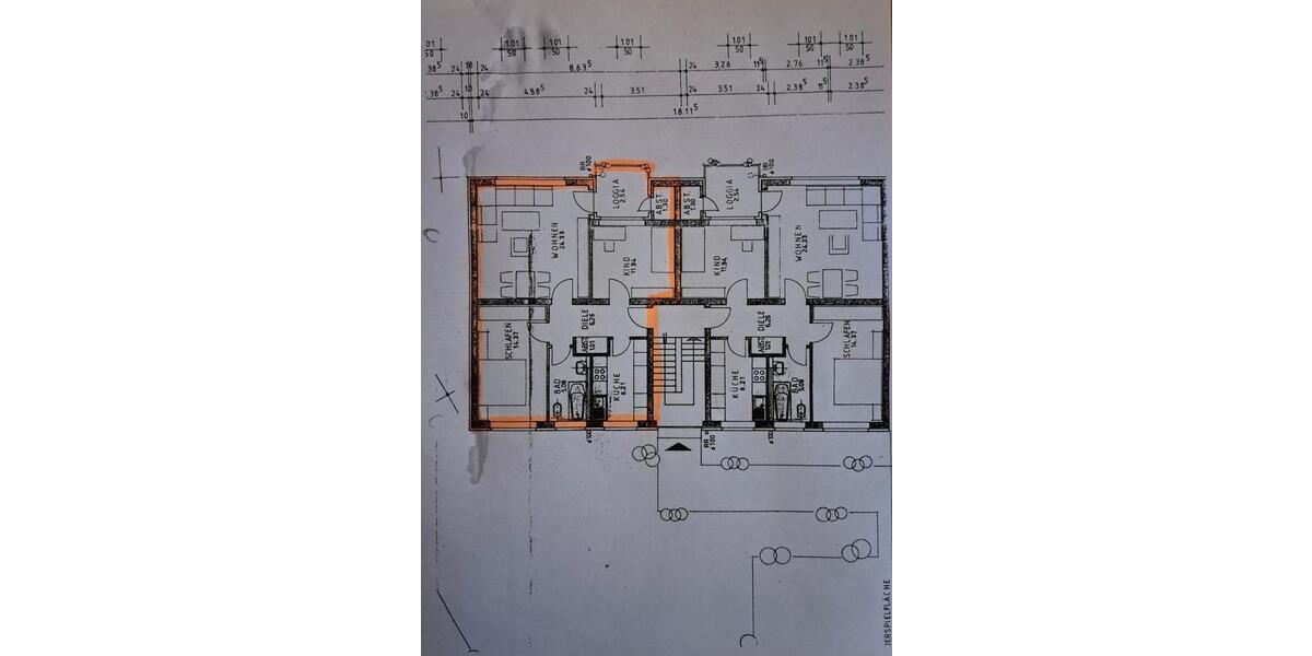 Erdgeschoßwohnung Duisburg Hamborn - 3 Zimmer, 75 m&sup2;, 800&euro; | Angebot:25994272