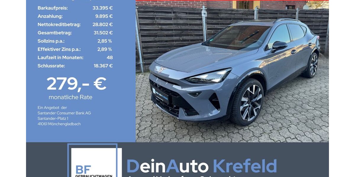 Cupra Formentor 39.485 km 30.988 &euro; Krefeld 47839