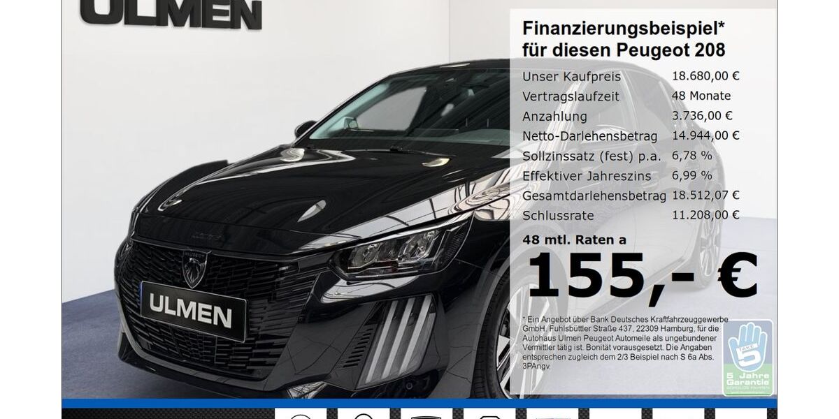 Peugeot 208 10.761 km 18.680 &euro; Düsseldorf 40233