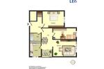 Etagenwohnung Ratingen Tiefenbroich - 3 Zimmer, 76 m&sup2;, 869&euro; | Angebot:26680370