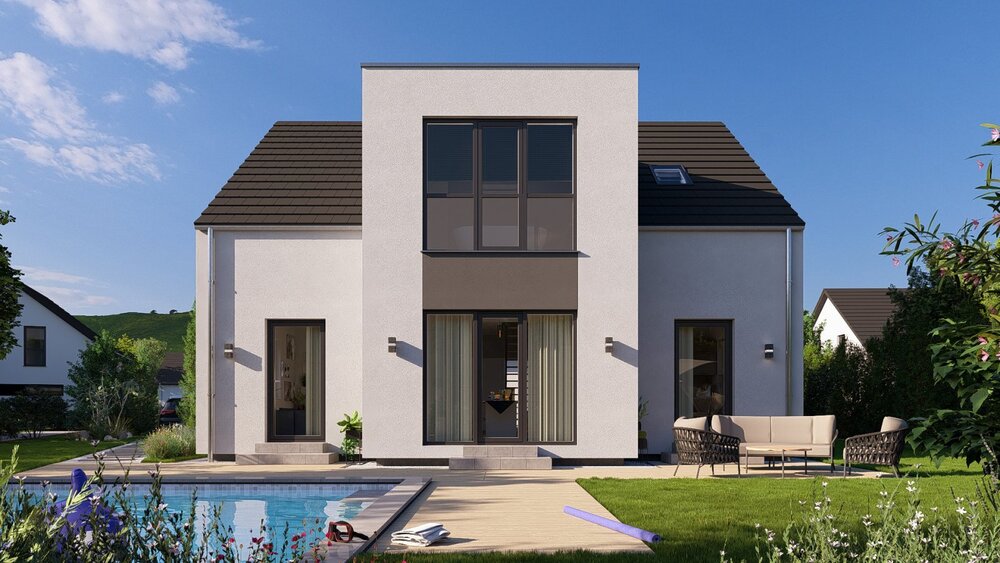 Modernes KfW55 Ausbauhaus in Mülheim - Individuell geplantes 5-Zimmer-Eigenheim mit flexiblen Dienstleistungspaketen - Einfamilienhaus Mülheim an der Ruhr Rechtsruhr-Nord | Angebot:27346859