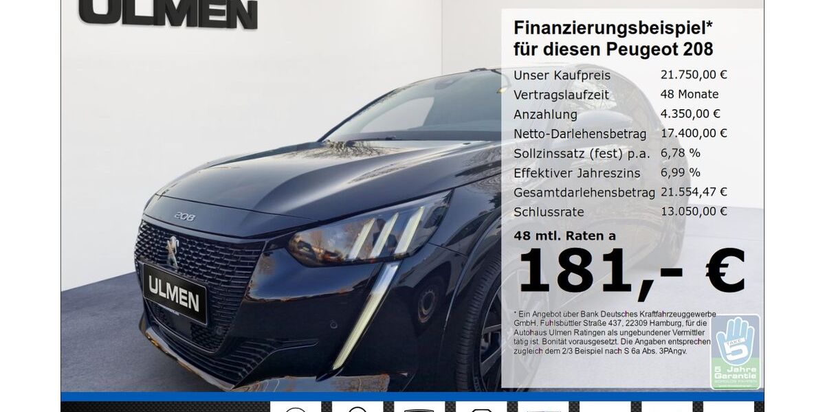 Peugeot 208 20.690 km 21.750 &euro; Ratingen 40880