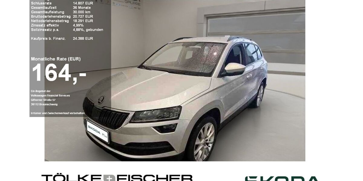 Skoda Karoq 34.950 km 22.979 &euro; Krefeld 47809