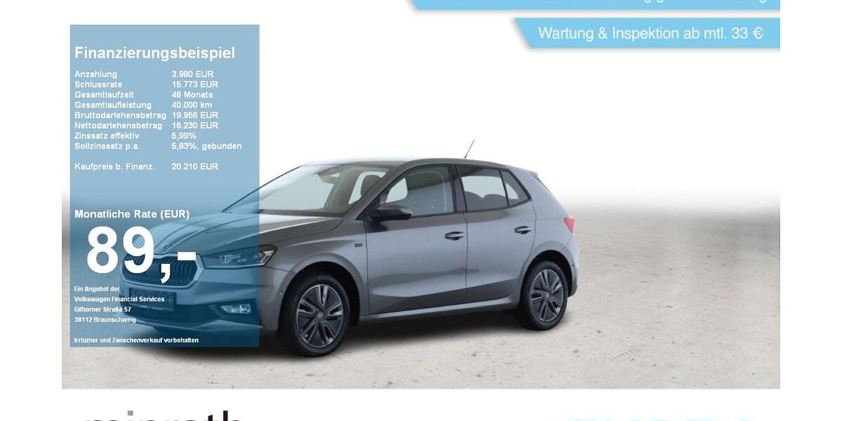 Skoda Fabia 23.689 km 19.710 &euro; Moers 47441