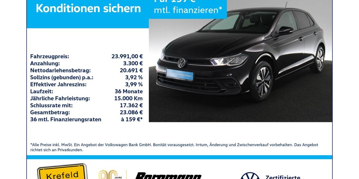 VW Polo 17.325 km 23.443 &euro; Krefeld 47803