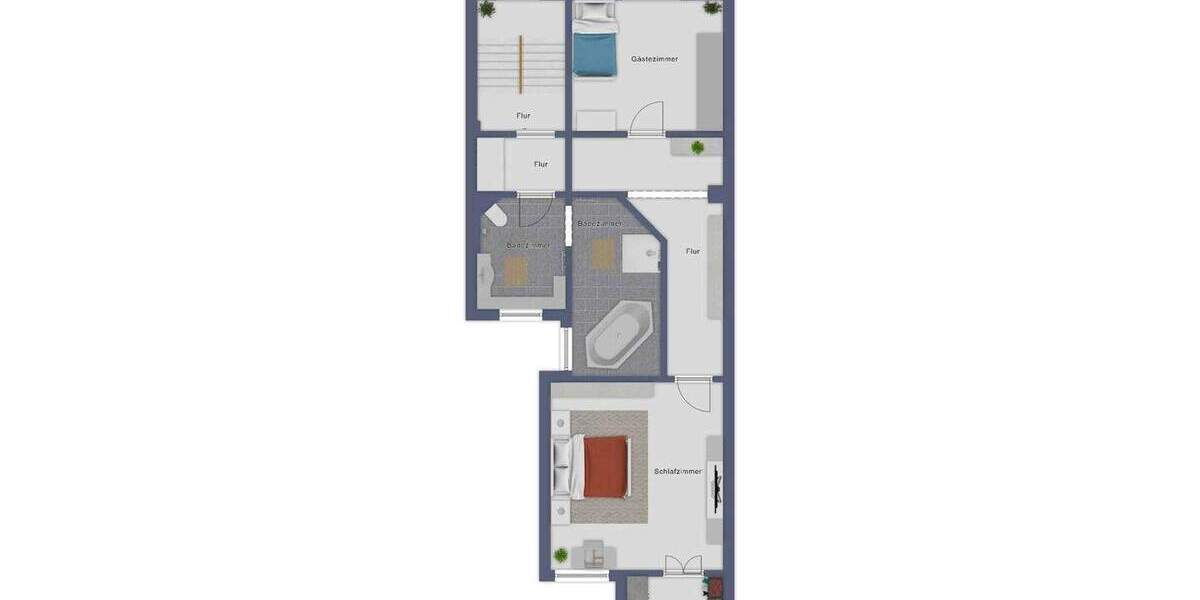 Doppelhaushälfte Duisburg Buchholz - 5 Zimmer, 141 m&sup2;, 475.200&euro; | Angebot:25880174
