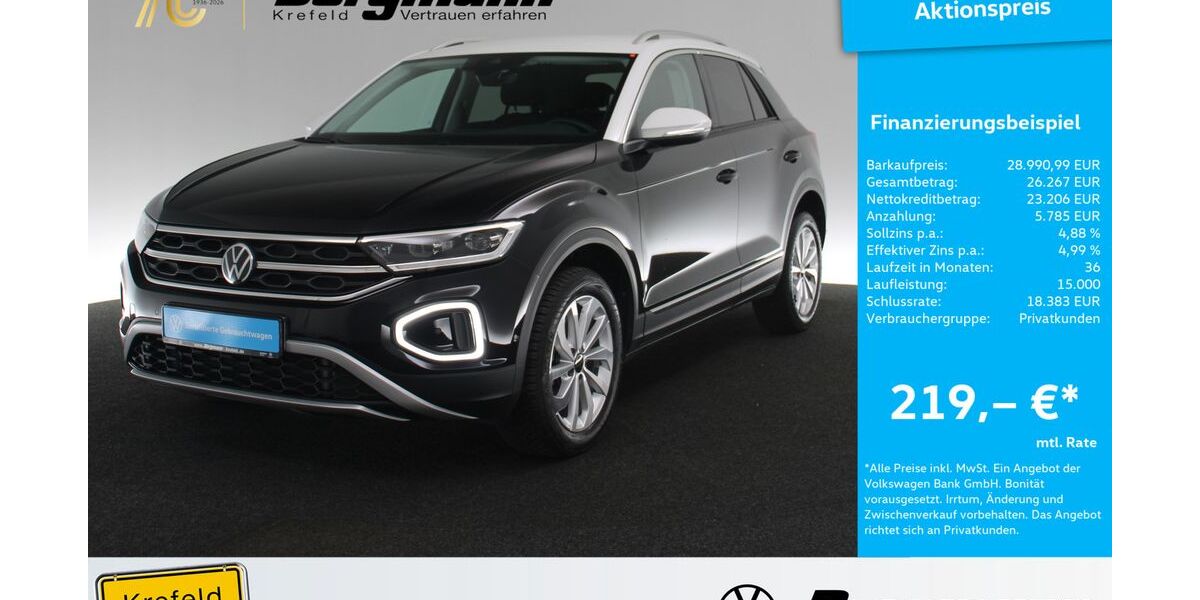 VW T-Roc 19.100 km 28.223 &euro; Krefeld 47803