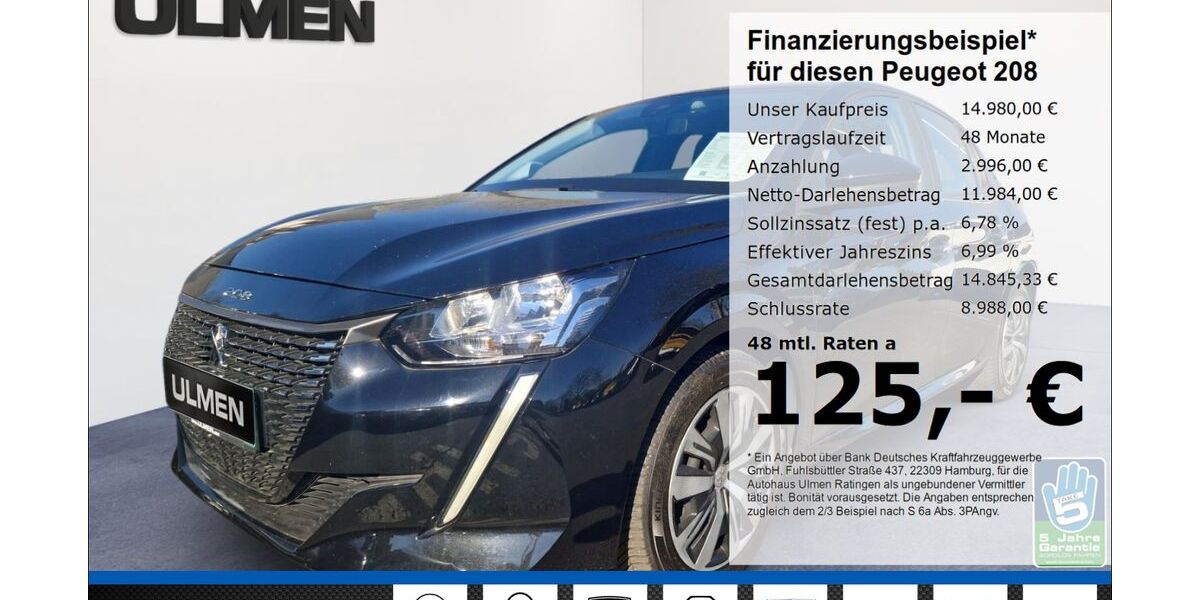 Peugeot 208 24.070 km 14.450 &euro; Ratingen 40880