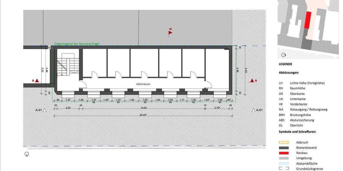 Mehrfamilienhaus, Wohnhaus Düsseldorf Unterbilk - 2 Zimmer, 164 m&sup2;, 879.000&euro; | Angebot:25820526