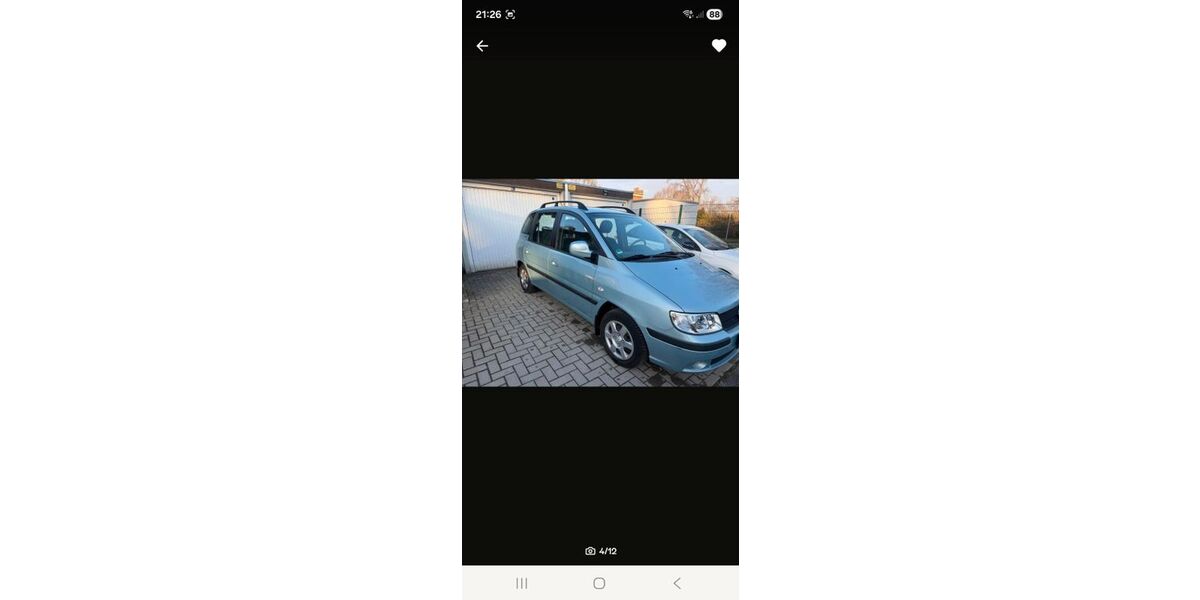Hyundai Matrix 58.800 km 2.600 &euro; Krefeld 47807