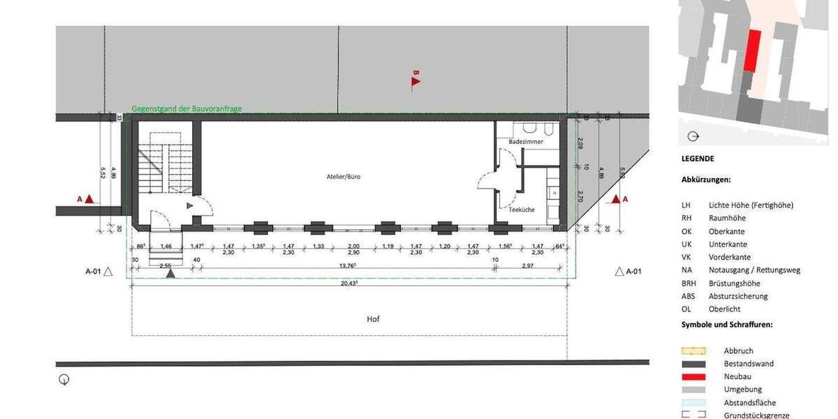 Mehrfamilienhaus, Wohnhaus Düsseldorf Unterbilk - 2 Zimmer, 164 m&sup2;, 879.000&euro; | Angebot:25820526
