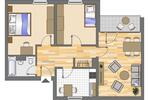 Etagenwohnung Neuss Erfttal - 3 Zimmer, 73 m&sup2;, 769&euro; | Angebot:25857595