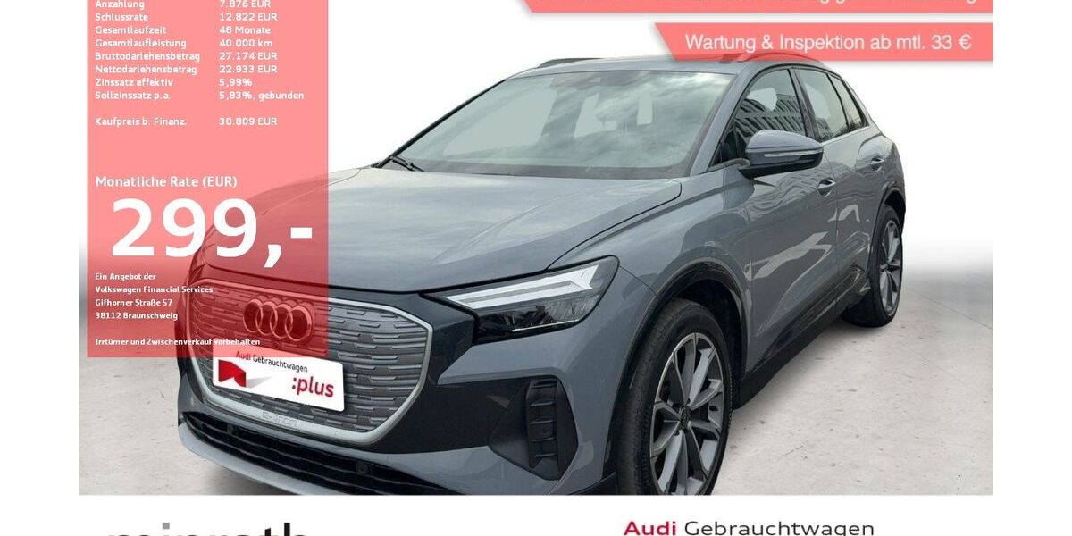 Audi Q4 e-tron 98.898 km 30.309 &euro; Moers-Hülsdonk 47441