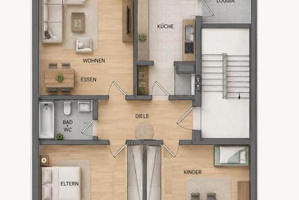 Wohnung Willich - 3 Zimmer, 86 m&sup2;, 1.250&euro; | Angebot:26591346