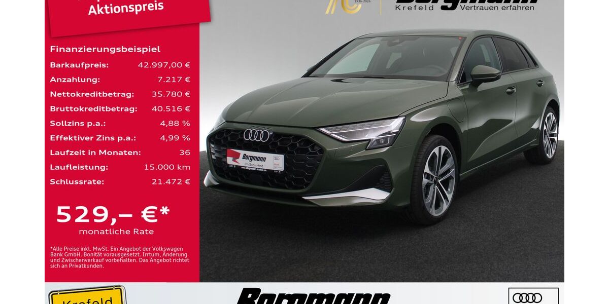 Audi A3 17.500 km 42.997 &euro; Krefeld 47803