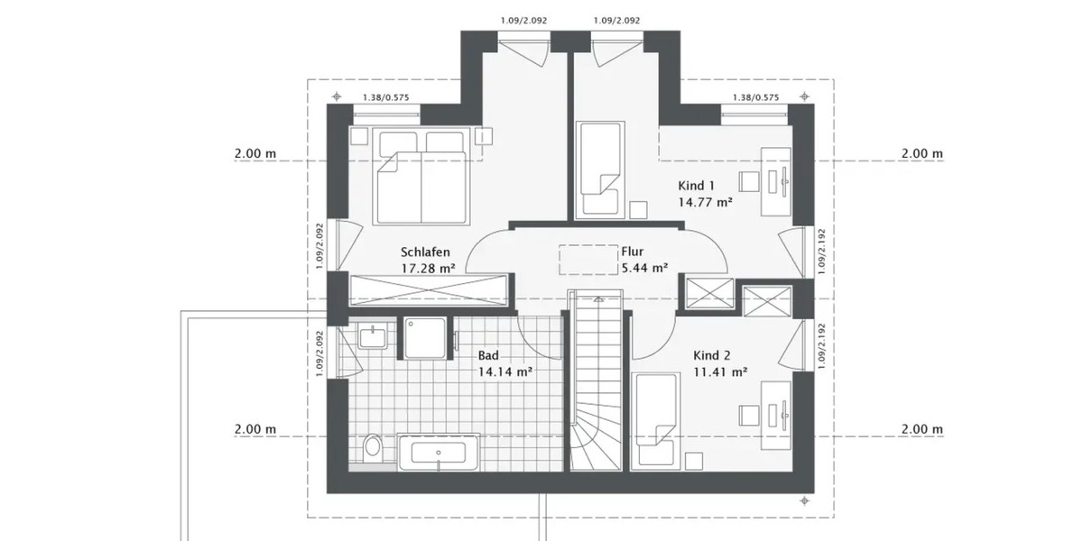 Einfamilienhaus Jüchen - 5 Zimmer, 134 m&sup2;, 692.900&euro; | Angebot:25734241