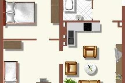 Wohnung Duisburg Huckingen - 2 Zimmer, 55 m&sup2;, 509&euro; | Angebot:25363931