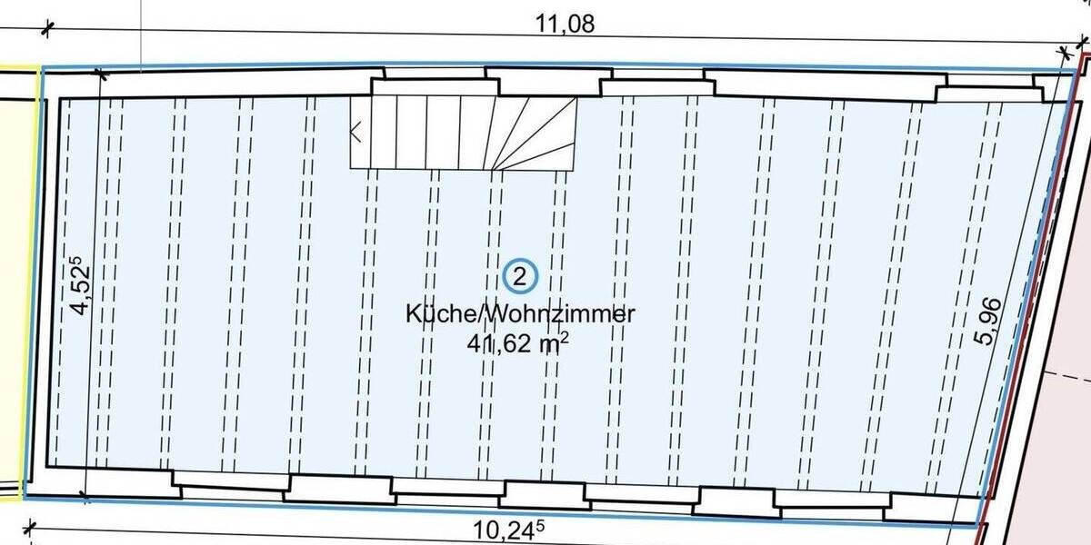 Reihenmittelhaus Krefeld Hüls - 2 Zimmer, 75 m&sup2;, 250.000&euro; | Angebot:25878466