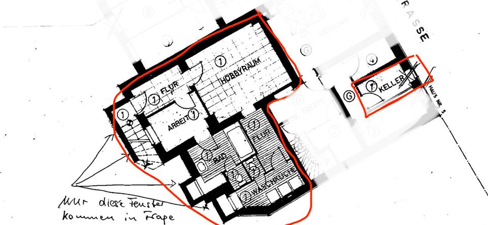 Erdgeschoßwohnung Duisburg Duisburg-Mitte - 3 Zimmer, 127 m&sup2;, 205.000&euro; | Angebot:26033201