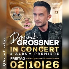 Dominik Grossner in Concert 02.10.2026 ResonanzWerk Oberhausen