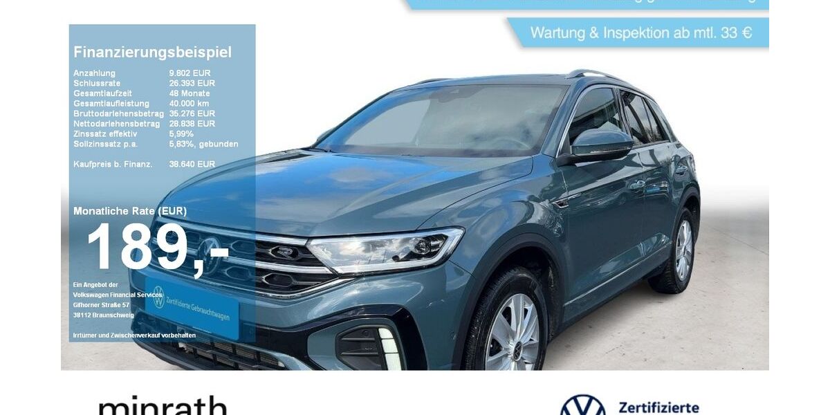 VW T-Roc 8.489 km 38.640 &euro; Moers 47441