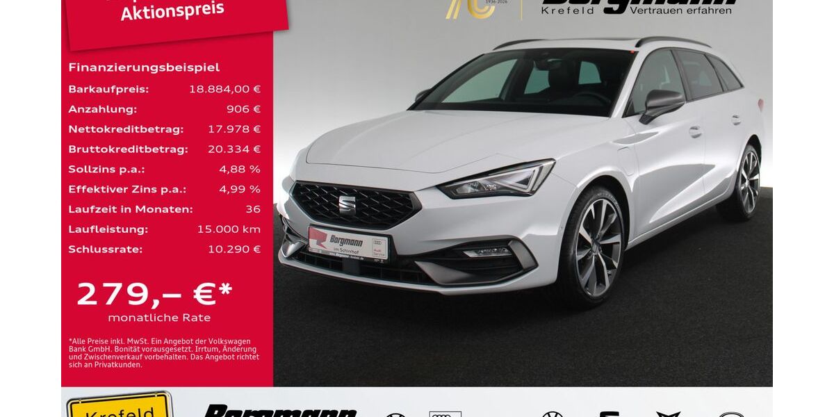 Seat Leon 100.543 km 18.555 &euro; Krefeld 47803