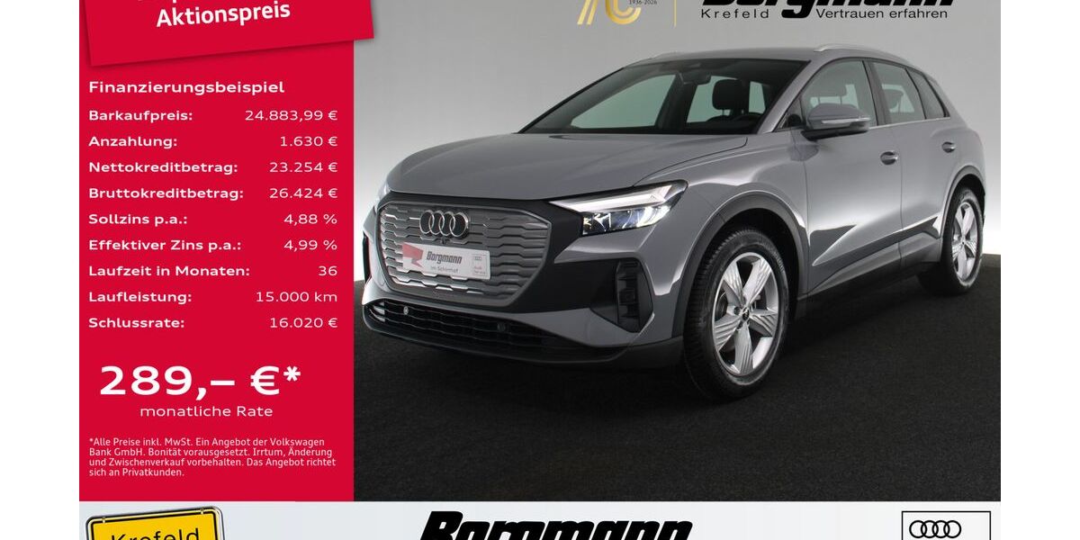 Audi Q4 e-tron 23.302 km 23.995 &euro; Krefeld 47803
