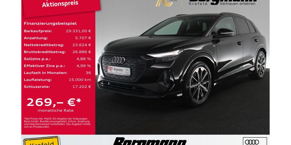 Audi Q4 e-tron 108.550 km 28.552 &euro; Krefeld 47803