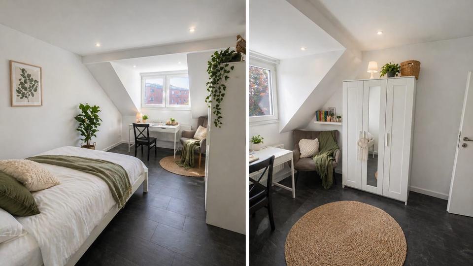 Dachgeschoßwohnung Oberhausen Alt-Oberhausen - 3 Zimmer, 75 m&sup2;, 630&euro; | Angebot:26681782