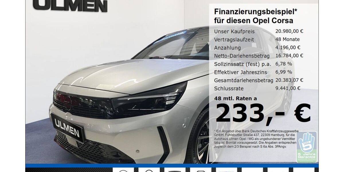 Opel Corsa 6.855 km 20.980 &euro; Düsseldorf 40231