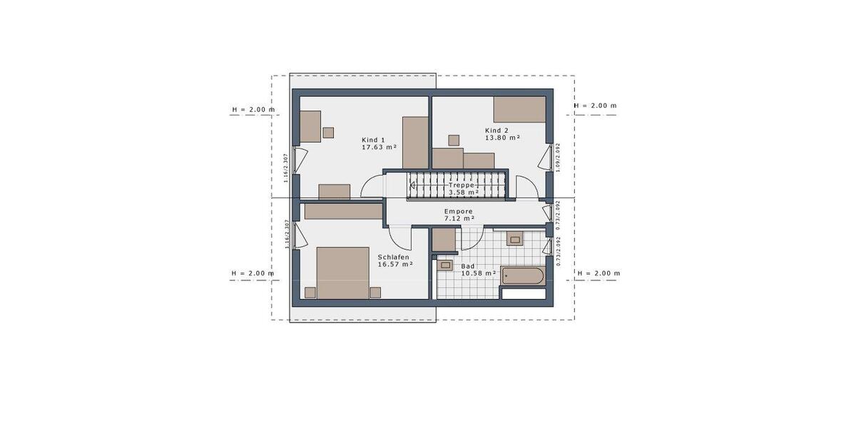 Einfamilienhaus Moers - 5 Zimmer, 140 m&sup2;, 2.200&euro; | Angebot:26665365