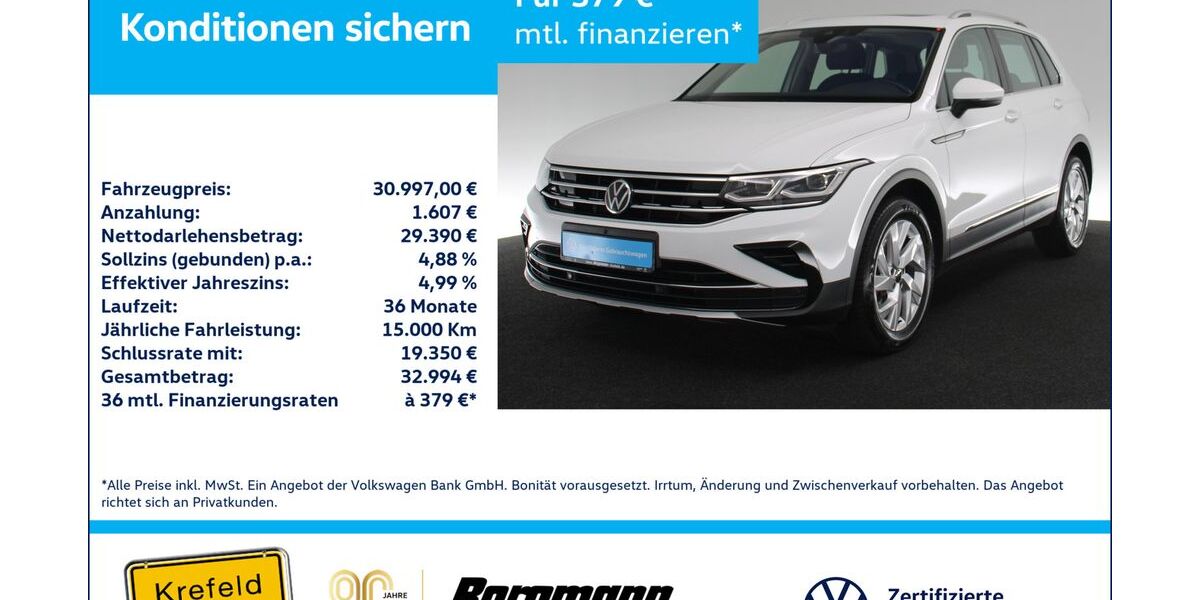 VW Tiguan 73.954 km 29.447 &euro; Krefeld 47803
