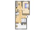 Erdgeschoßwohnung Neuss Erfttal - 2 Zimmer, 56 m&sup2;, 599&euro; | Angebot:25305607