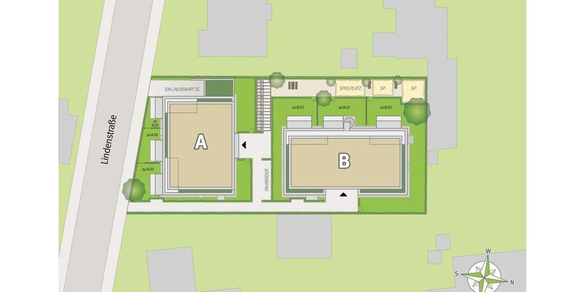 Etagenwohnung Monheim - 3 Zimmer, 85 m&sup2;, 539.100&euro; | Angebot:25684482