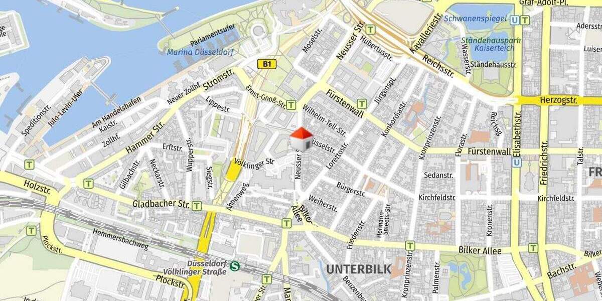 Mehrfamilienhaus, Wohnhaus Düsseldorf Unterbilk - 1 Zimmer, 579 m&sup2;, 1.850.000&euro; | Angebot:25770528