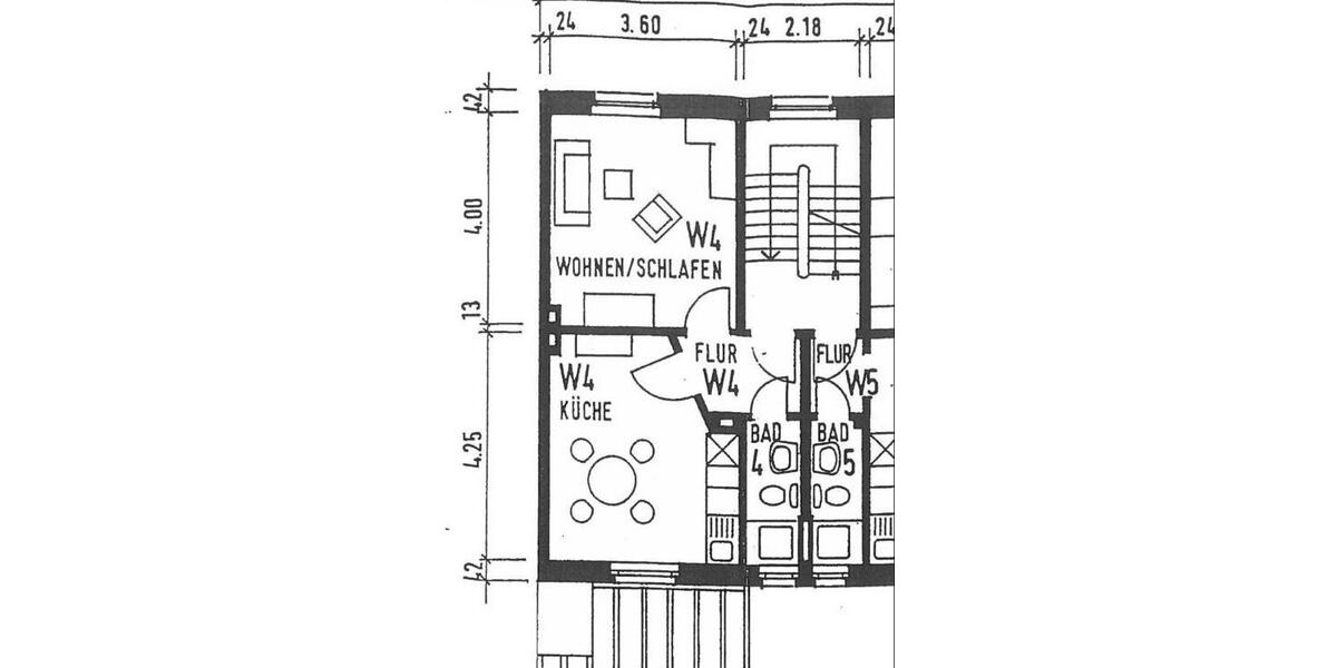 Etagenwohnung Krefeld Dießem - 2 Zimmer, 39 m&sup2;, 625&euro; | Angebot:25368087