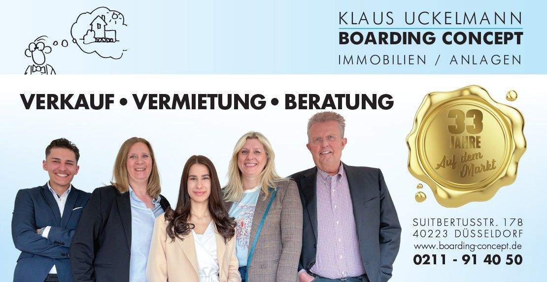 Etagenwohnung Düsseldorf Unterrath - 3 Zimmer, 83 m&sup2;, 299.000&euro; | Angebot:25797154