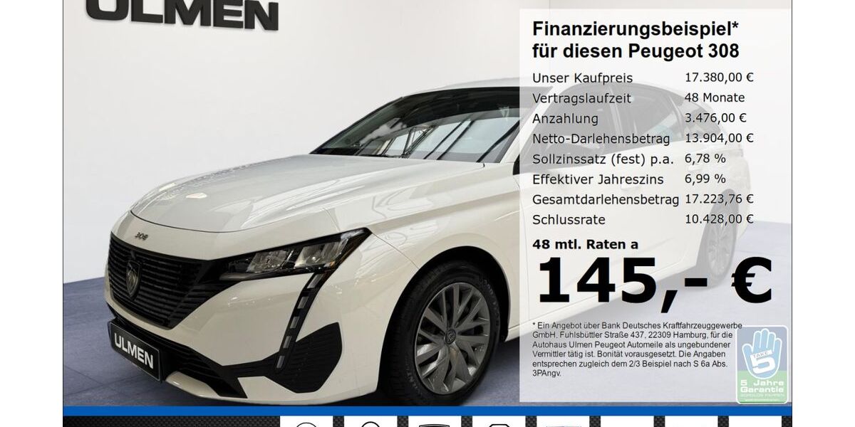 Peugeot 308 19.321 km 17.777 &euro; Düsseldorf 40233