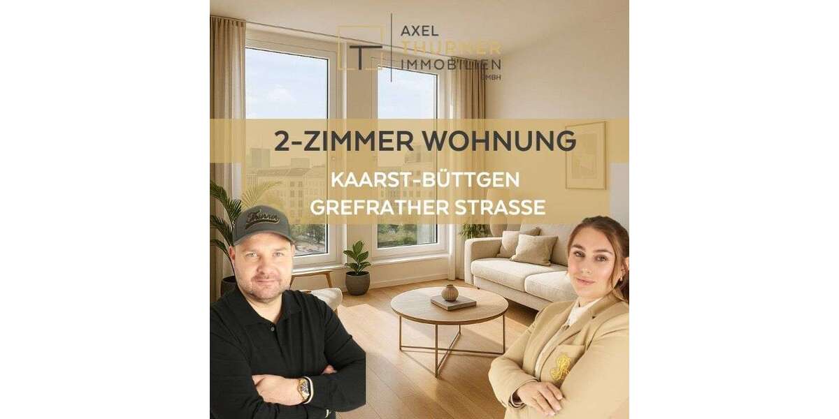 Etagenwohnung Kaarst-Büttgen Büttgen - 2 Zimmer, 55 m&sup2;, 800&euro; | Angebot:25519677